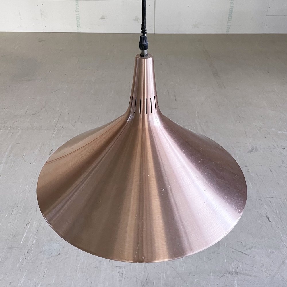 Jo Hammerborg - Dänische Kupfer Hängelampe | Modern Era - Vintage